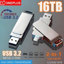 Xiaomi USB 3.2 16TB USB Flash Drive Memory Type-c 2-w-1 8TB 16TB OTG Pendrive 4TB High Speed Flash Disk 2TB Do komputera laptopa