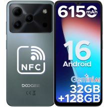DOOGEE Note 56 Pro Smartphone Android 16 Gemini AI 6.56'' Screen 6150mAh Battery 4GB RAM 128GB ROM Mobile Phone Widevine L1 NFC