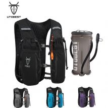 UTOBEST Zaino da trail running Gilet idrico ultraleggero da 10 litri con vescica d'acqua da 2 litri per maratona di escursioni all'aperto