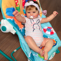 MRB 50CM Reborn Baby Doll Maddie Girl Dipinto dettagliato a mano con vene visibili Realistico tono di pelle 3D Buon regalo di Natale