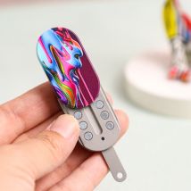 Little Pudding Mechanischer Fidget Slider Magnetischer Push Slider Erwachsene EDC Metall Zappelspielzeug Erwachsene Geschenke Autismus Sinnesspielzeug