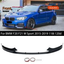 Frontschürze Lip Spoiler Für BMW F20 F21 118i 120d 120i M135i M140i M Sport 2015-2019 4Pcs auto Diffusor Splitter Körper KitCover
