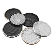 2 stücke Für 2 "/2,5" zoll Lautsprecher Umwandlung Net Abdeckung Auto Audio Dekorative Kreis Metall Mesh grille