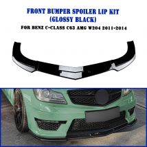 Für Mercedes Benz W204 C Klasse C63 Amg Limousine 4 Türer 2014-2018 Front stoßstange Spoiler Lippe Auto untere Splitter Blade Schutz platte