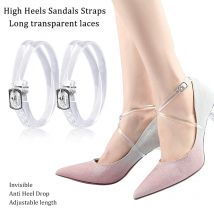 Lacci Elastici in Silicone per Tacchi Alti, Cinturini Antiscivolo per Scarpe da Donna