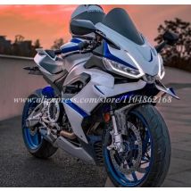 Neues ABS-Motorradverkleidungsset, passend für Aprilia RS660 660 2020 2021 2022 2023, Karosserie-Set, Blau, Weiß + Tankabdeckung