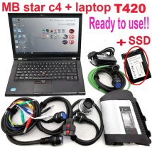 Diagnostyka Star C4 skaner OBD2 MB Star C4 multiplekser SD Connect HHT WIN Software SSD WiFi MB Star laptop T420 narzędzia diagnostyczne