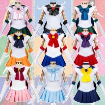Anime Sailor Moon Halloween Cosplay Kostüm Tsukino Usagi Kleine Dame Serenity Kleider Rini Tsukino Thema Party Anzug Weibliche