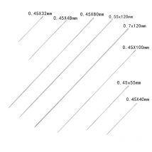 20 Stück verschiedene Längen längliche Metall-Perlennadeln für Perlen, Perlen, Einfädeln, Schnur, Schmuckherstellung, Werkzeuge, Stifte