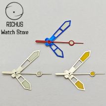 RICHUS NH35-Uhrzeiger, grün leuchtend, passend für NH35 NH36 ETA2824 2836 Miyota 8205 8215 821A Mingzhu DG2813 3804 Uhrwerk