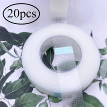 20 rotoli di nastro per ciglia PE nastro di carta per estensione ciglia toppe adesive in PE traspirante sotto il cuscinetto per gli occhi nastri per innesto all'ingrosso