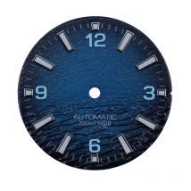 Neuer Stil, Meeresqualität, 28,5 mm, Tauchen bei 3 oder 3,8 Kronen, Zifferblatt für Seik NH35-Uhrwerk, Skx007-Mods mit C3 Bgw9 leuchtend