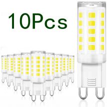 10szt G9 Lampa LED Najjaśniejsza AC220V 230V 240V 7W Ceramiczna żarówka LED SMD 2835 Ciepła / chłodna biel Reflektor zastępuje halogenowe oświetlenie LED