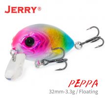 Jerry Peppa Wobbler Köder schwimmende Seefischerei lockt 32mm harten Köder künstliche Pesca Seefischerei Kurbel köder Tackle