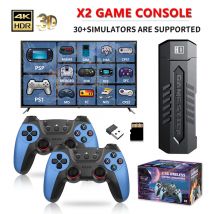 X2 256G 60000 Gioco 4K Lettore di giochi HD Retro Console per videogiochi Controller wireless TV 30 Emulatore per PS1/GBA/PSP Regali per bambini