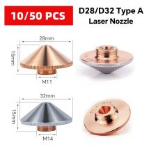 Dysza do maszyny do cięcia laserem światłowodowym typu A H15 M14 pojedyncze podwójne chromowane dysze platerowane kaliber 0,8-6,0 mm głowica laserowa Raytools
