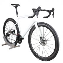 7.2KG full bike  R7170 chameleon white color   Full Internal Cable Disc Road bike TT-X68 105  Di2 Groupset  Complete Bicycle