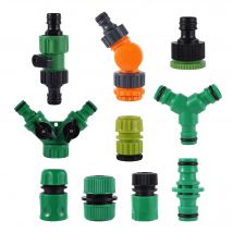 Raccordi per tubi dell'acqua di irrigazione 3/4,16MM, adattatore per tubo da 1/2 pollice Raccordi per ciuccio per irrigazione da giardino Raccordi per valvole a Y