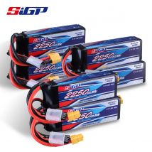 Batteria Lipo SIGP 2250mAh 3S per 11.1V 25C 40C 60C con spina XT60 per aereo RC Quadcopter Drone FPV Elicottero Racing Hobby