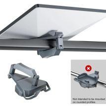 Für Starlink Mini Anti-Diebstahl-Auto-Dachträgerhalterung aus Aluminiumlegierung, kompatibel mit Starlink Mini Dish, einfache Installation und Entfernung