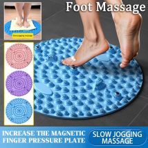 Fußmassagematte Akupressurmatte Fußreflexzonenmassage Gehende Zehenplatte Magnetfeldtherapie Akupressurscheibe Druckpunkt Pads Board