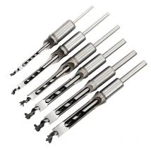 1 pz 6-25mm HSS twist foro quadrato punte da trapano coclea mortasatrice scalpello sega estesa per utensili per la lavorazione del legno