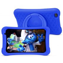 Tablet Android per bambini PRITOM da 8 pollici, 2 GB di RAM+64 GB di ROM, Quad Core, 5000 mAh, doppia fotocamera WiFi, Bluetooth, tablet per bambini
