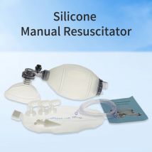 KranVer Borsa per serbatoio riutilizzabile per rianimazione manuale in silicone Strumenti di primo soccorso per rianimazione cardiopolmonare per bambini adulti