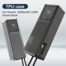 Sikai TPU-Hülle für Xiaomi 165 W Power Bank 10000 mAh PB1165MI mit integriertem USB-C-Kabel, tragbares Ladegerät, Reise-Aufbewahrungshülle