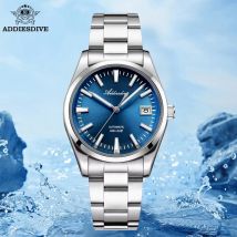 ADDIESDIVE Luxury Classic Automatic Watch Waterproof AR Coated Calendar Display Mechanical Watches Luminous AD2077 Reloj Hombre