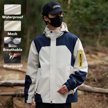 Herbst Winter Outdoor Paar Stanzen Jacken Männer Frauen Winddicht Wasserdichte Bergsteigen Kleidung Jacke Camping
