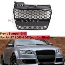 (Nicht für Sline) Honeycomb Grill Mesh Front Bumper Grill Center Grille Für RS4 Grill Für A4 B7 2005 2006 2007 LHD