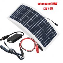 Solarpanel 10w 12v 5v Solar panel Kit flexible mono kristalline Batterie neues heißes Verkaufs produkt hoch effiziente Ladung für zu Hause/im Freien/Auto Solar Panel 10 Watt