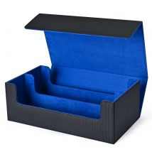 Card Storage Box, Card Deck Case Holds 1200+ Single Sleeved Cards, Strong Magnetic PU Leather Card boxes for TCG