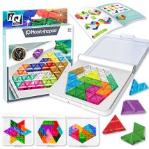 60-stufiges geistiges Puzzle-Brettspiel, Tangram, logisches Denken, Herausforderung, Reise-Gehirnspiel, Kinder, Bildung, Montessori-Spielzeug