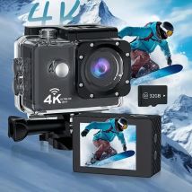 2.0 "kamera akcji Ultra HD 4K 30FPS WiFi podwodne kamery wodoodporne kask na rower kamery wideo na zewnątrz Sport Cam