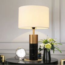 Nordic Luxus Marmor Schreibtisch Lampe Persönlichkeit Kreative Nacht Lampe Retro Schlafzimmer Villa Wohnzimmer Postmodernen Dekorative Schreibtisch Lampe