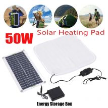 Mono-polyokristalline Silizium Solar Heizdecke 12V/50W Haustier Heizkissen Heizung mit Energie Aufbewahrungsbox Heizdecke Solar