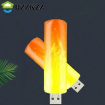 LED USB Atmosfera Luce Fiamma Lampeggiante Luci di candela Lampada da libro per Power Bank Illuminazione da campeggio Luce ad effetto accendisigari
