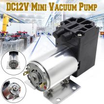 Saugmembranpumpe mit hohem Unterdruck und Halter, Mini-Luftkompressor-Saugpumpe, DC 12 V, Luft-Booster-Pumpe, 6 W, 65 kPa