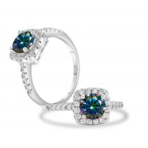 Gra 6,5 echte 1ct mm Labor Moissan ite Diamant Ring Fingerring für Frauen Sterling Silber Hochzeit Luxus edlen Schmuck