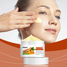 Kurkuma-Gesichtscreme, Sommersprossen-Aufhellung, verdünntes Melanin, repariert Akne, tief feuchtigkeitsspendend, nährt feuchtigkeitsspendend, glatt aufhellende Lotion
