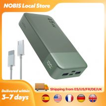 NOBIS Portable Charger 20000mAh Power Bank 45W Power Bank Fast Charging Battery Pack with C to C Cable for iPhone Android Laptop