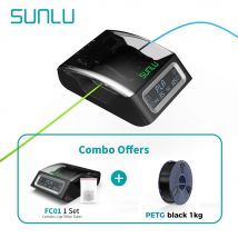 Connettore filamento SUNLU FC01 per giuntatrice per saldatura rapida di filamenti PLA/ABS/PETG/PA/PC da 1,75 mm semplice da usare con manicotto in PTFE da 200 pezzi