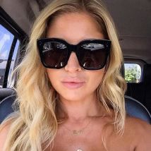 2025 sonnenbrille Dame Flache Top Brillen Lunette Femme Frauen Luxus Marke Sonnenbrille Frauen Niet Sun Glasse UV400