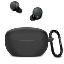 Para Sony WF 1000XM5 funda de superficie lisa cómoda funda de silicona suave Vogue estilo Simple wf 1000xm5 funda protectora con gancho