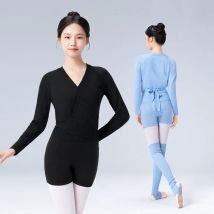 Frauen Ballett Pullover Dance Crop Tops Erwachsene Aufwärmen Ballett Top Teen Spitze-up Mantel Lange-sleeve Strickjacke warme Jacke Thermische Pullover