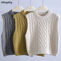 Pullover Weste Frauen Solide Weiche Japanischen Stil, Mode, Einfache Freizeit Streetwear Weibliche Jugend Studenten Alle-spiel Herbst Winter