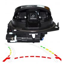 Dynamisches Logo, umklappbares Rückfahrkamera-Emblem, Rückfahrabzeichen, Backup für VW Golf 5 6 7 MK5 6 7 Polo Passat B6 B7 B8 EOS