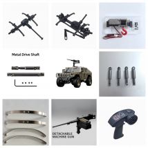 JJRC C8835 RC Auto Zubehörteile: Metall-Winche, Stoßdämpfer, CVD-Antriebswelle für C8835 RC Auto – Original Upgrade Metallteil